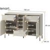 Komoda HARMONY HR06 kaszmir + truflowy